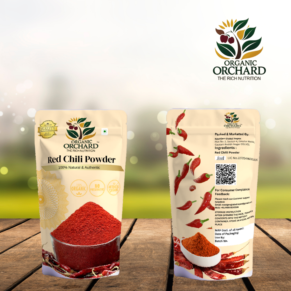 Organic Orchard Premium Red Chilli Powder